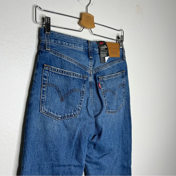 NWT Levi’s Ribcage Straight Ankle Jean Super High Rise Sz 27 - Picture 5 of 11
